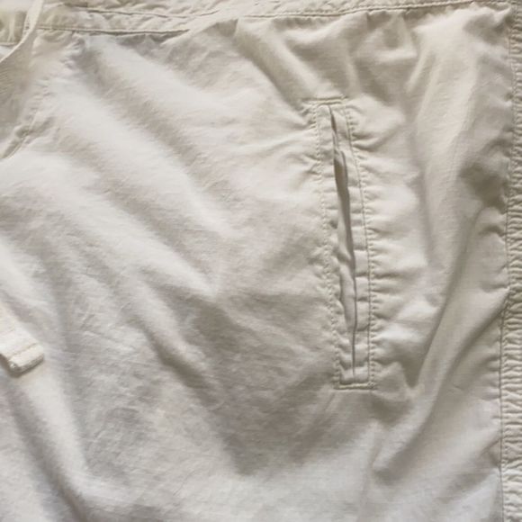🆑️White Drawstring Cotton Capri Pant - Picture 10 of 10